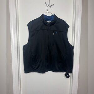 IZOD Advantage Performance Black Vest Size 4XL
